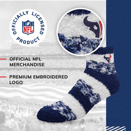 Houston Texans NFL Cozy Soft Slipper Socks - Navy