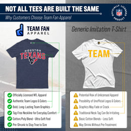 Houston Texans NFL Starting Fresh Short Sleeve Heather T-Shirt - Navy