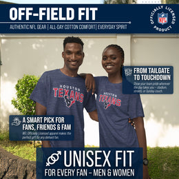Houston Texans NFL Starting Fresh Short Sleeve Heather T-Shirt - Navy