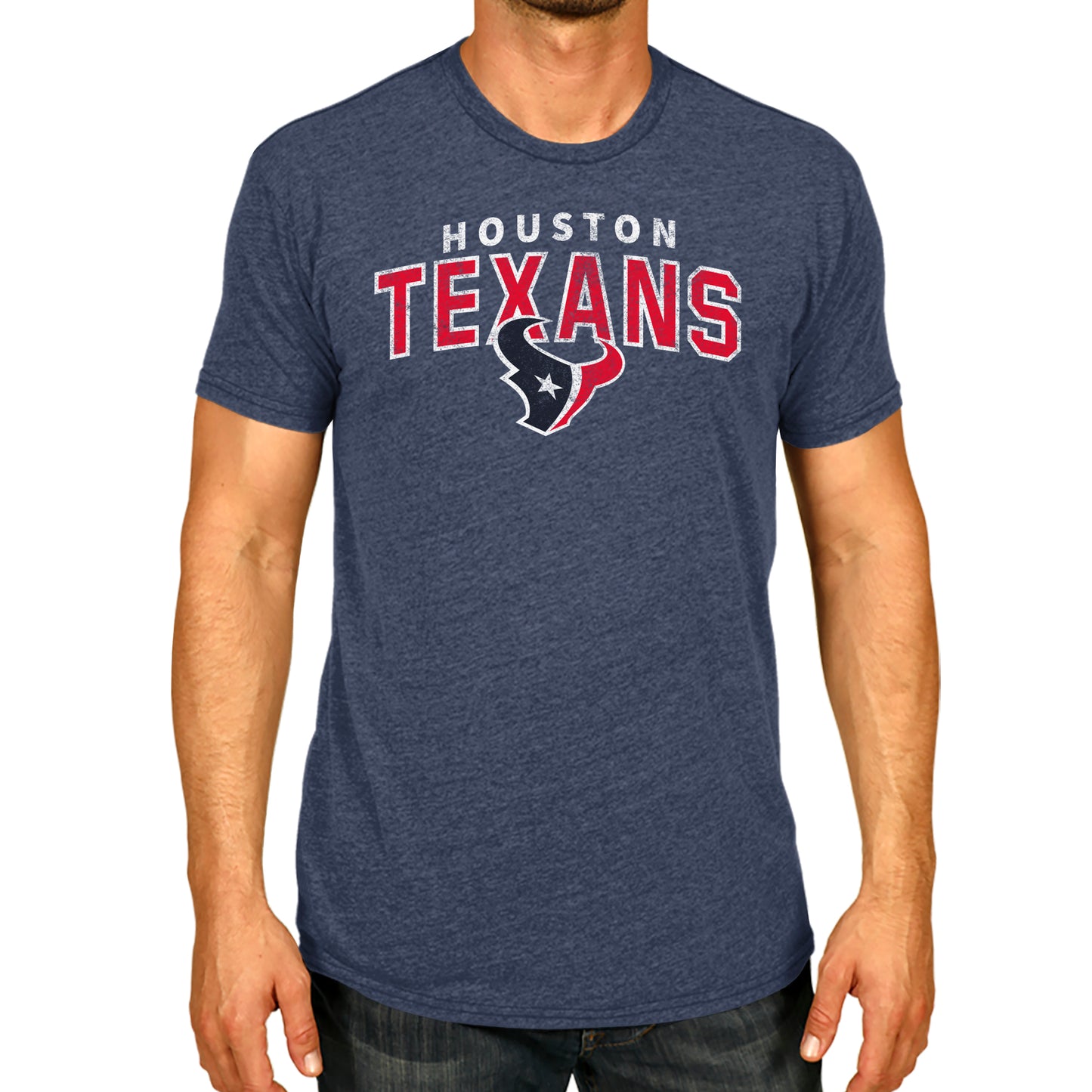 Houston Texans NFL Starting Fresh Short Sleeve Heather T-Shirt - Navy