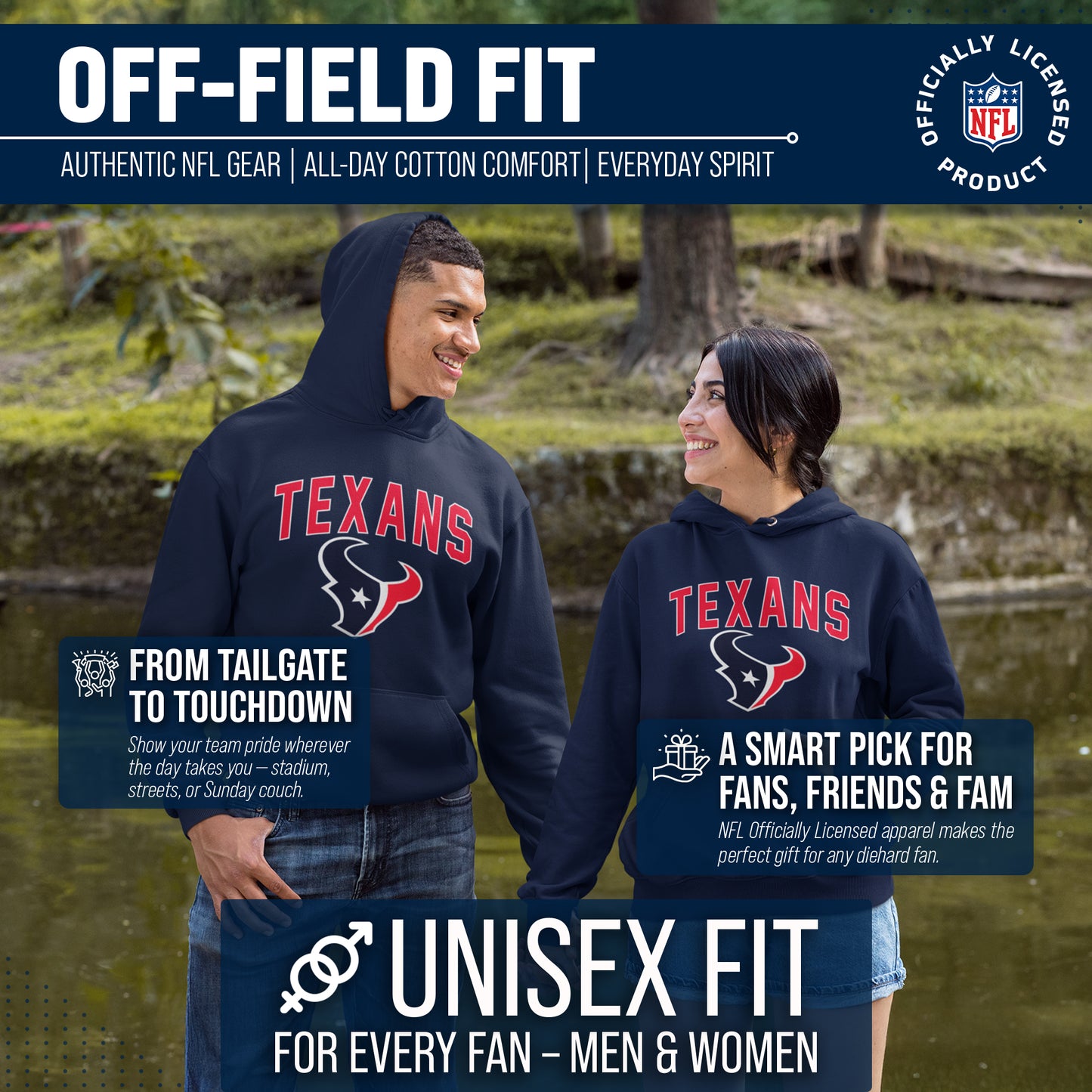 Houston Texans NFL Home Team Hoodie - Navy