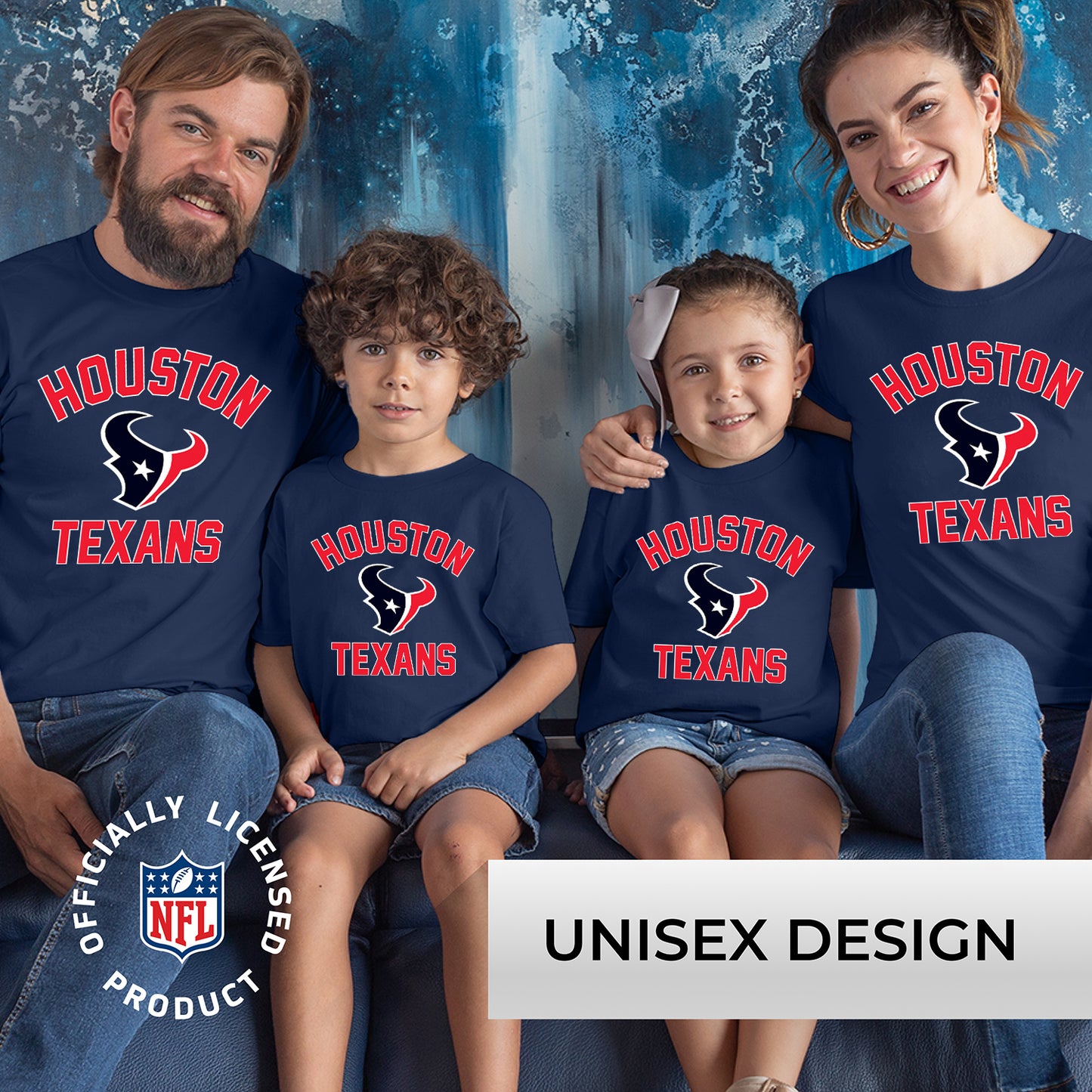 Houston Texans NFL Youth Gameday Football T-Shirt - Navy