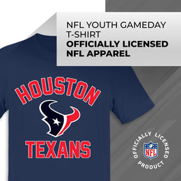 Houston Texans NFL Youth Gameday Football T-Shirt - Navy