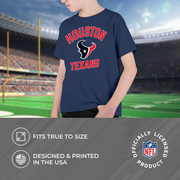 Houston Texans NFL Youth Gameday Football T-Shirt - Navy