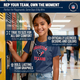 Houston Texans NFL Youth Gameday Football T-Shirt - Navy