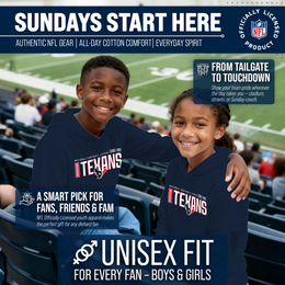 Houston Texans NFL Youth Modern Endzone Football Fleece Hooded Sweatshirt - Navy