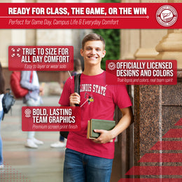 Illinois State Redbirds NCAA Adult Gameday Cotton T-Shirt - Red