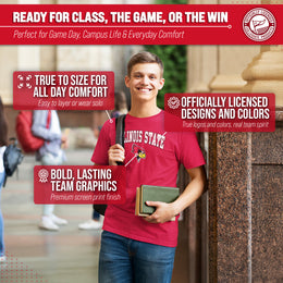 Illinois State Redbirds NCAA Adult Gameday Cotton T-Shirt - Red