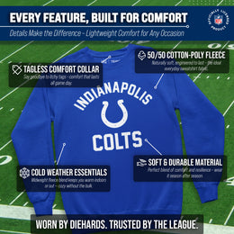 Indianapolis Colts NFL Adult Gameday Football Crewneck Sweatshirt - Royal