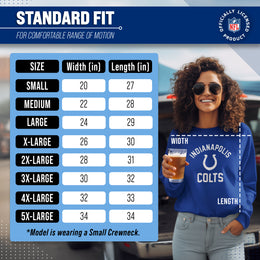 Indianapolis Colts NFL Adult Gameday Football Crewneck Sweatshirt - Royal