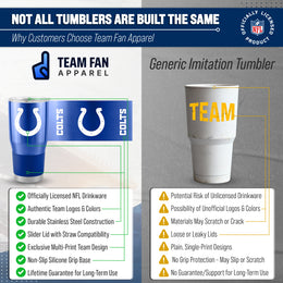 Indianapolis Colts NFL 30oz Gameday Stainless Steel Tumbler - Royal