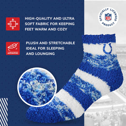 Indianapolis Colts NFL Cozy Soft Slipper Socks - Royal