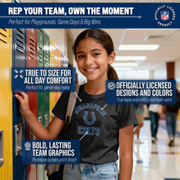 Indianapolis Colts NFL Youth Gameday Football T-Shirt - Black