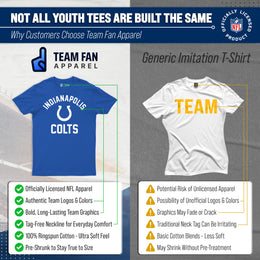 Indianapolis Colts NFL Youth Gameday Football T-Shirt - Royal