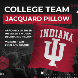 Indiana Hoosiers NCAA Decorative Pillow - Crimson