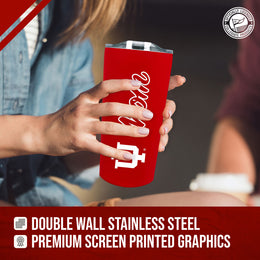 Indiana Hoosiers NCAA Stainless Steel Travel Tumbler for Mom - Crimson