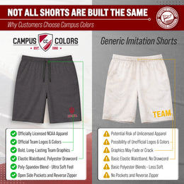 Indiana Hoosiers NCAA Men’s University Athletic Performance Shorts - Black Heather