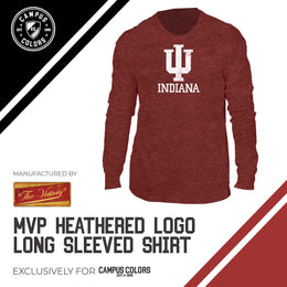 Indiana Hoosiers NCAA MVP Adult Long-Sleeve Shirt - Crimson