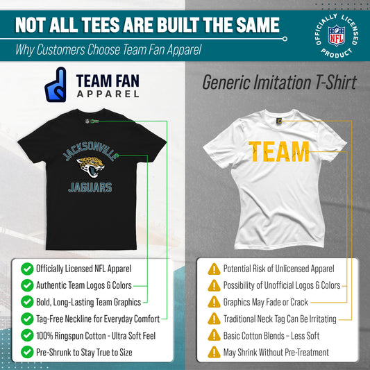 Jacksonville Jaguars NFL Adult Gameday T-Shirt - Black