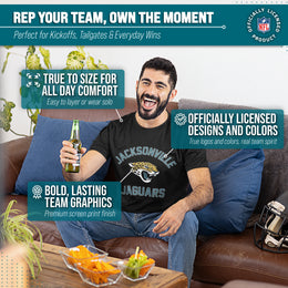 Jacksonville Jaguars NFL Adult Gameday T-Shirt - Black