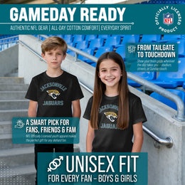 Jacksonville Jaguars NFL Youth Gameday Football T-Shirt - Black