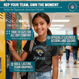 Jacksonville Jaguars NFL Youth Gameday Football T-Shirt - Black