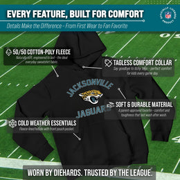 Jacksonville Jaguars NFL Youth Gameday Hooded Sweatshirt - Black