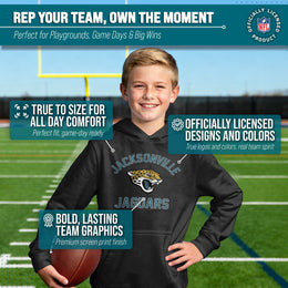 Jacksonville Jaguars NFL Youth Gameday Hooded Sweatshirt - Black