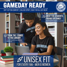 Johns Hopkins Blue Jays NCAA Adult Gameday Cotton T-Shirt - Black