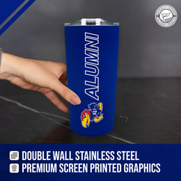 Kansas Jayhawks Collegiate Stainless Steel Travel Tumbler for Alumni - Royal