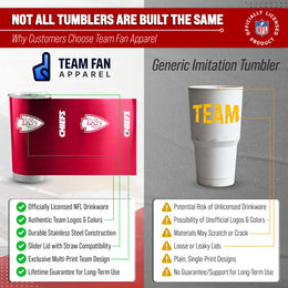 Kansas City Chiefs NFL 20oz Gameday Stainless Steel Tumbler - Red