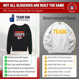 Kansas City Chiefs NFL Womens Charcoal Crew Neck Football Apparel - Charcoal