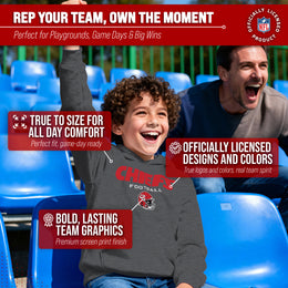 Kansas City Chiefs NFL Youth Football Helmet Hood - Charcoal