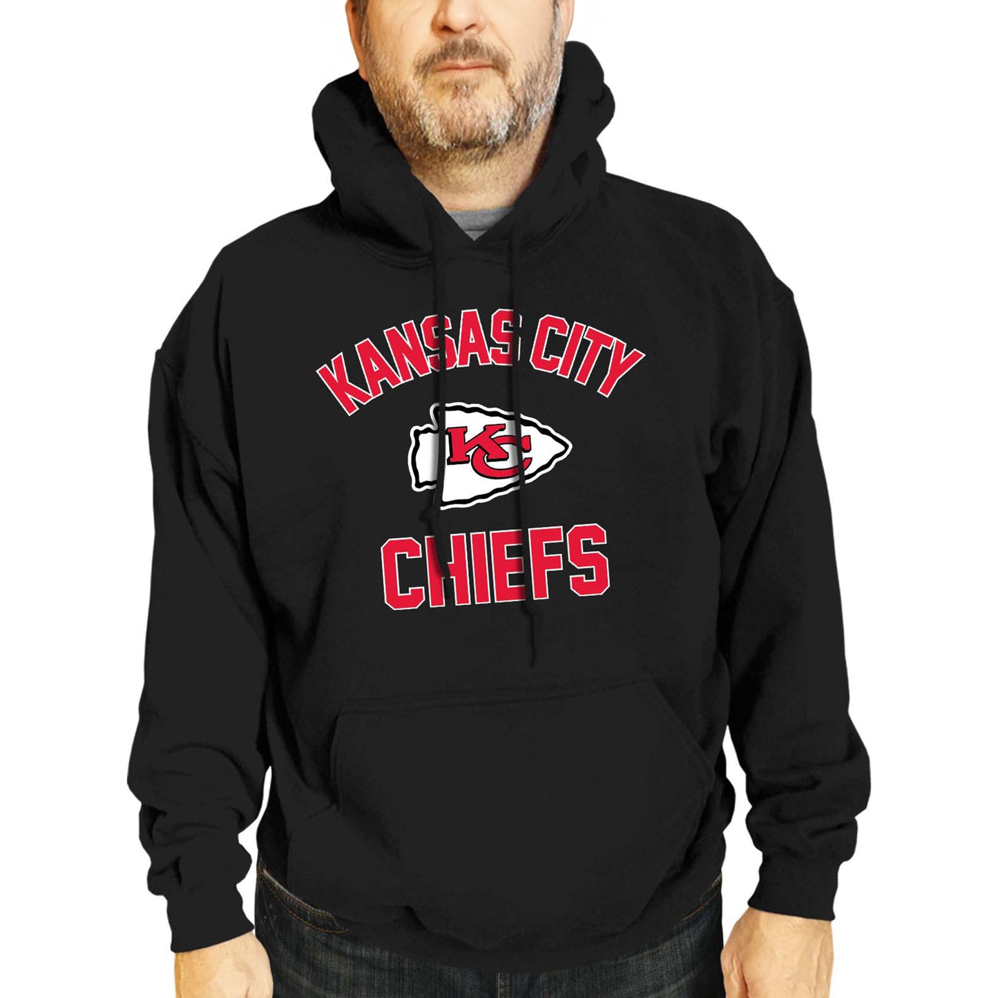 Kansas City Chiefs NFL Adult Gameday Hooded Sweatshirt - Black