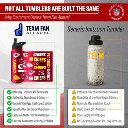 Kansas City Chiefs NFL 34Oz Native Quencher Water Bottle - Red