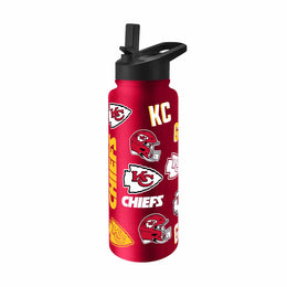 Kansas City Chiefs NFL 34Oz Native Quencher Water Bottle - Red