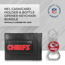 Kansas City Chiefs NFL Bottle Opener Keychain Bundle - Black