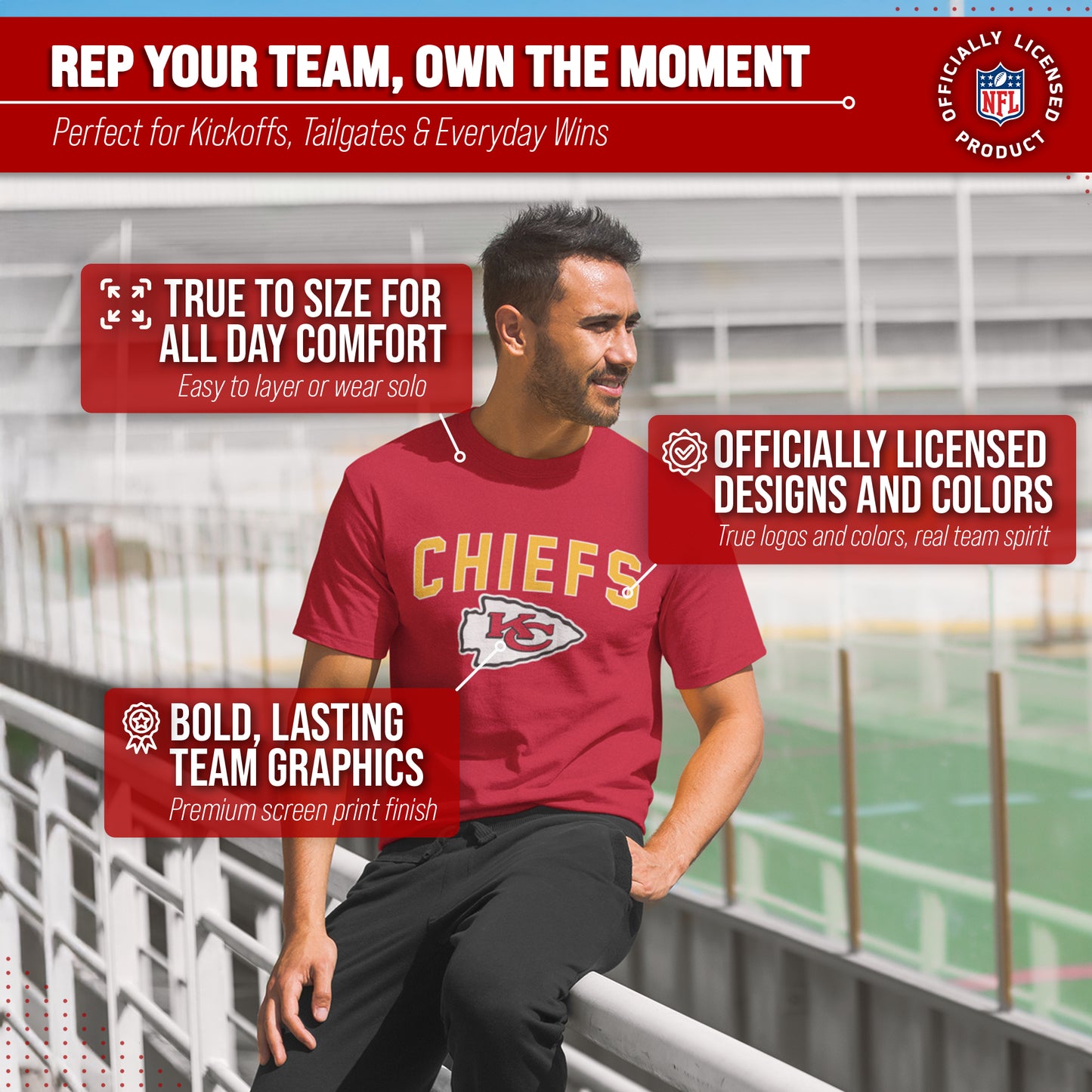 Kansas City Chiefs NFL Home Team Tee - Red