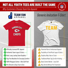 Kansas City Chiefs NFL Youth Gameday Football T-Shirt - Red