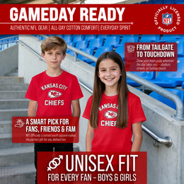 Kansas City Chiefs NFL Youth Gameday Football T-Shirt - Red