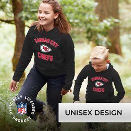Kansas City Chiefs NFL Youth Gameday Hooded Sweatshirt - Black