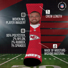 Kansas City Chiefs NFL Youth Roster Player Crew Socks - Red