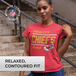 Kansas City Chiefs NFL Gameday Women's Relaxed Fit T-shirt - Red