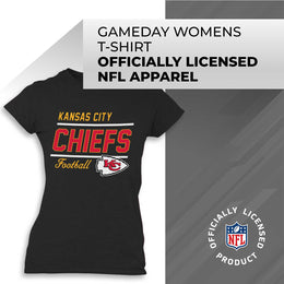 Kansas City Chiefs NFL Gameday Women's Relaxed Fit T-shirt - Black