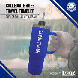 Kentucky Wildcats College & University 40 oz Travel Tumbler With Handle - Royal