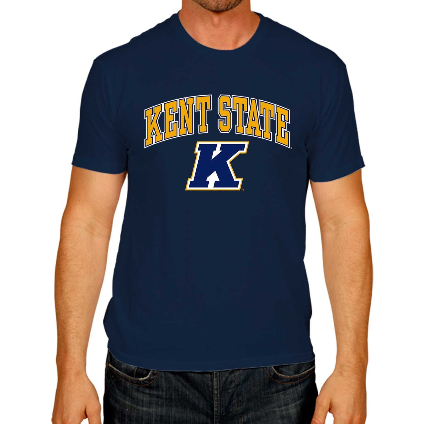 Kent State Golden Flashes NCAA Adult Gameday Cotton T-Shirt - Navy