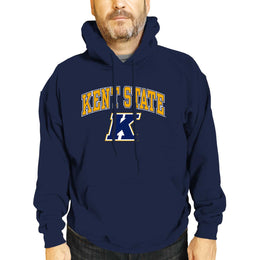 Kent State Golden Flashes Adult Arch & Logo Soft Style Gameday Hooded Sweatshirt - Navy