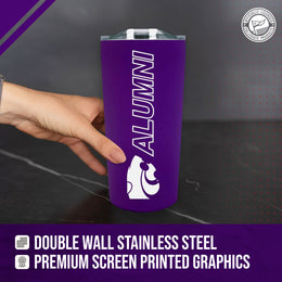 Kansas State Wildcats Collegiate Stainless Steel Travel Tumbler for Alumni - Purple