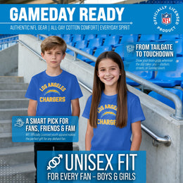 Los Angeles Chargers NFL Youth Gameday Football T-Shirt - Royal