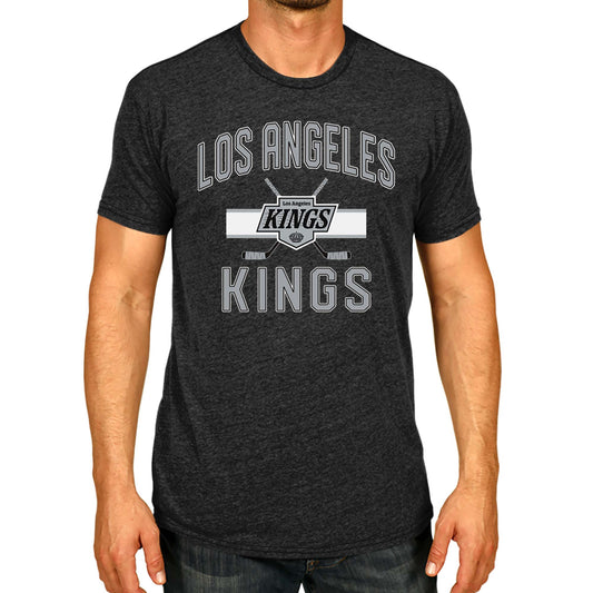 Los Angeles Kings NHL Adult Faceoff Tag-Less T-Shirt - Black